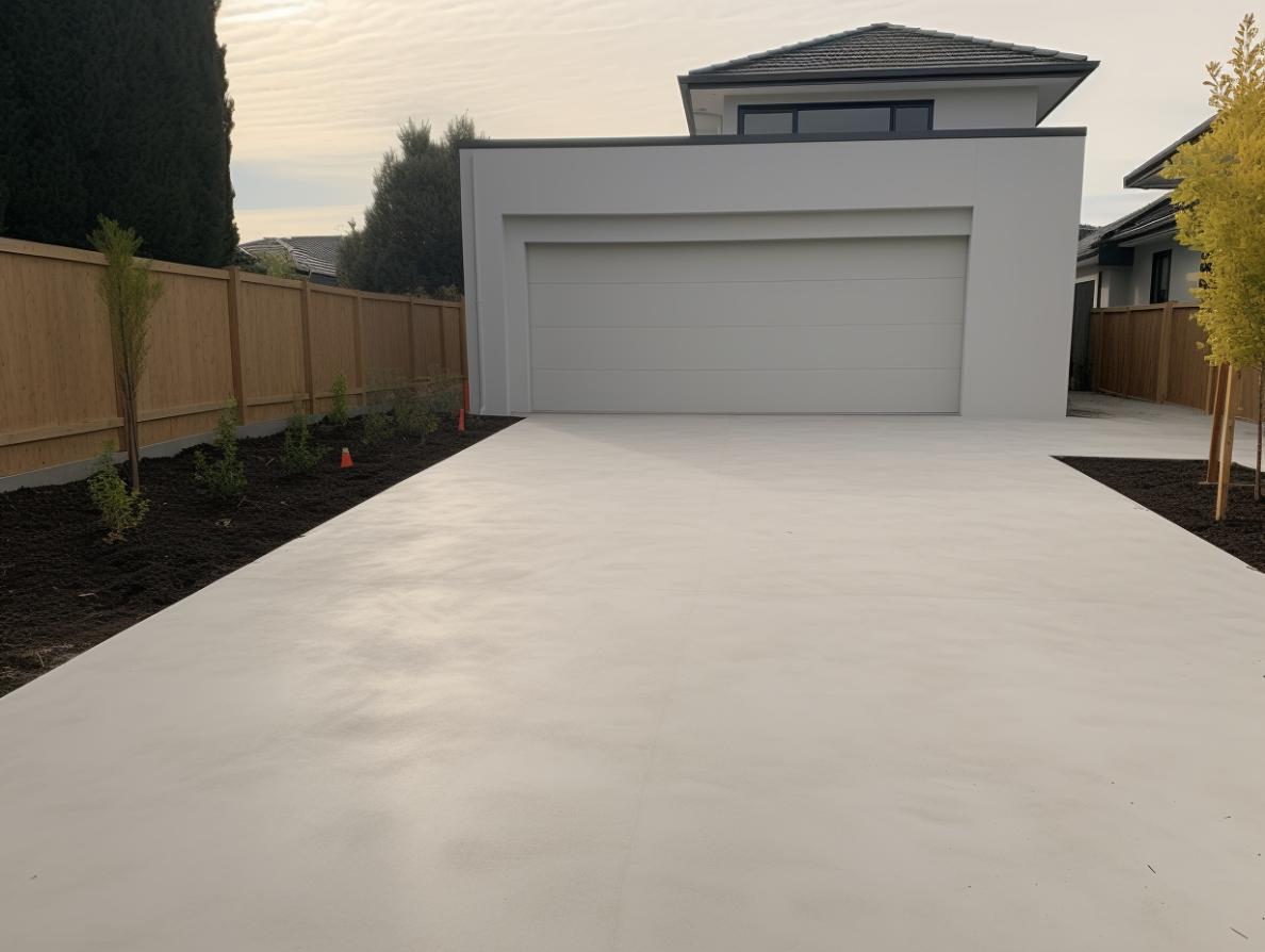 Concrete Driveway in Strathmore installed by our expert concreters