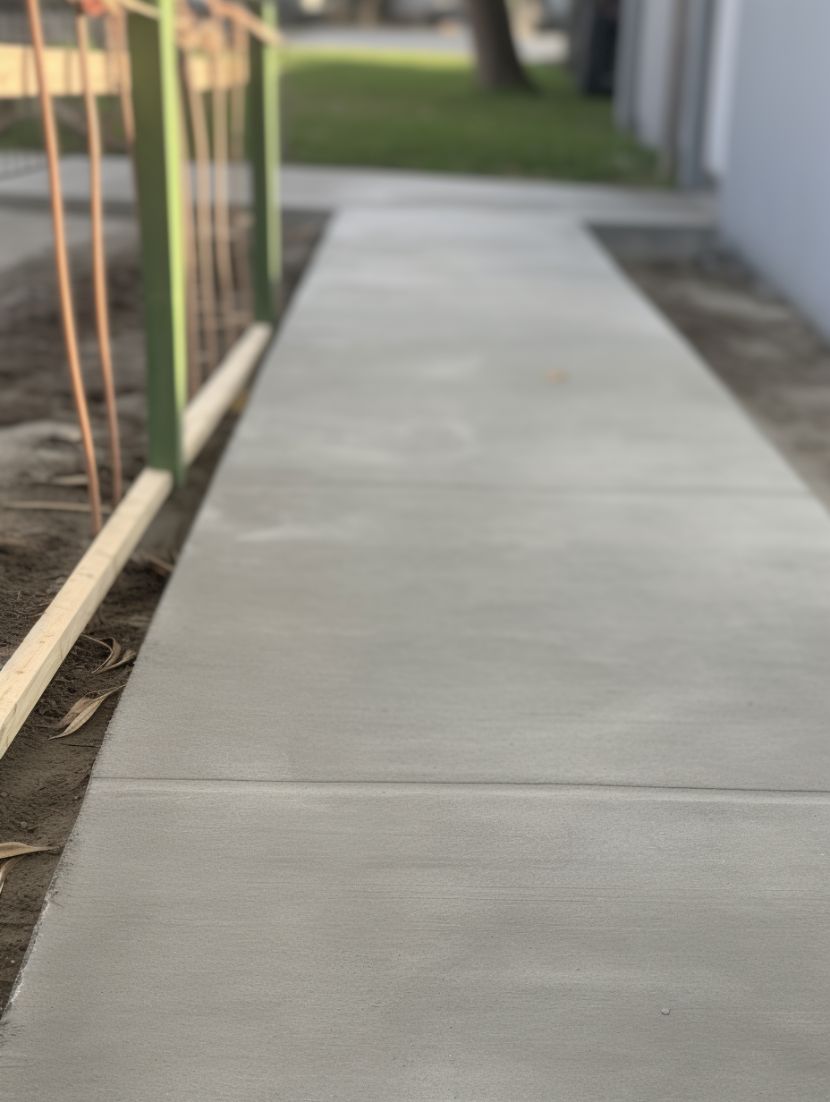 Concrete Driveway installed by our team of experts in Mickleham