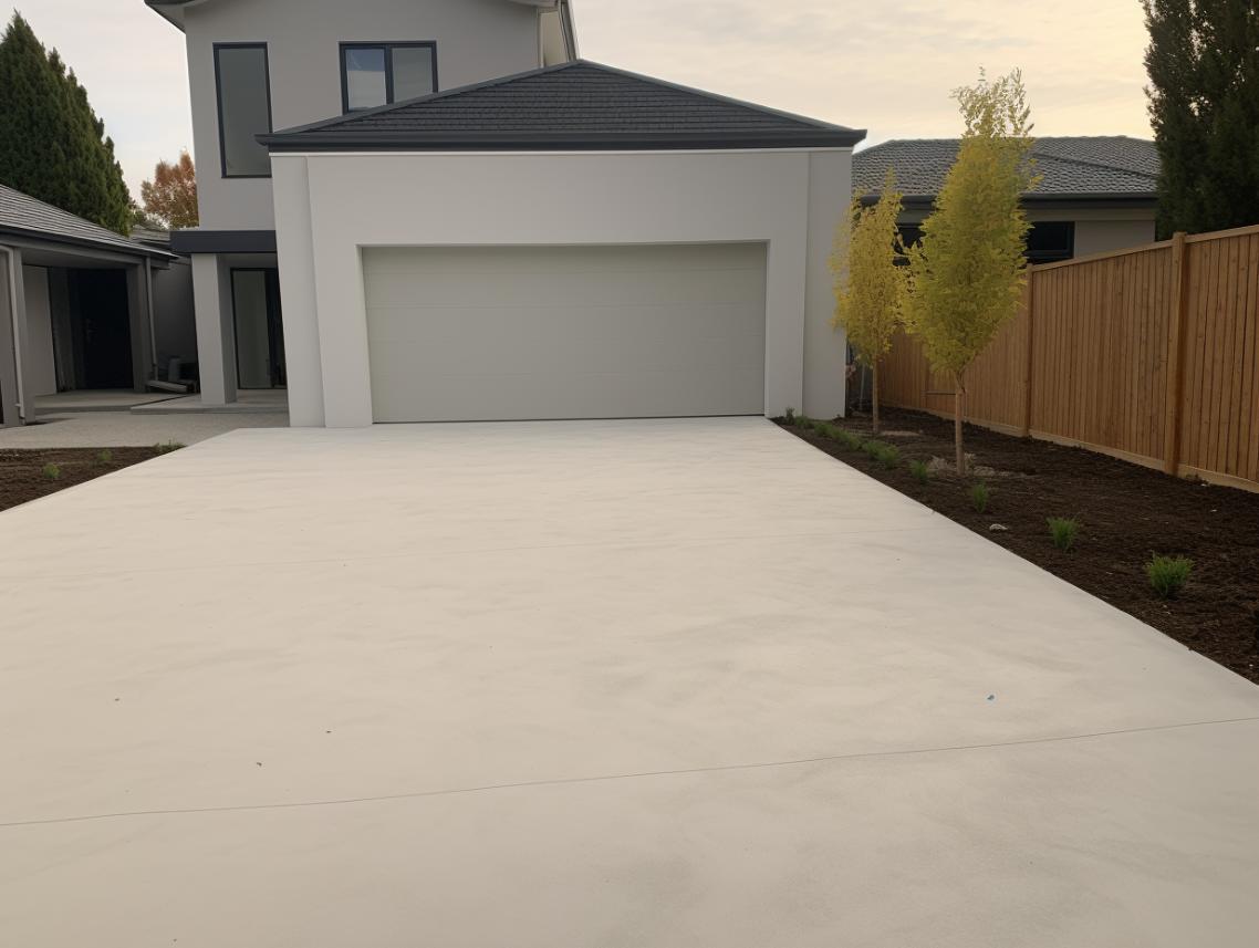 Concreters in Docklands installing concrete driveway