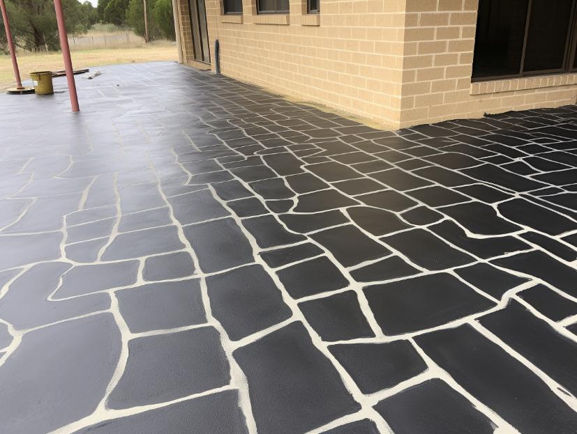 Our team of concreters in Heidelberg installing a concrete driveway