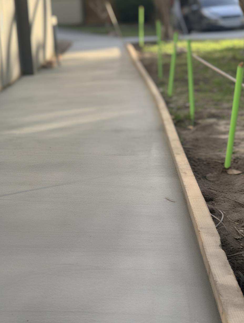 Our team of concreters in Springvale finished the concrete driveway installation